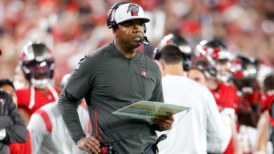 Tampa Bay OC Byron Leftwich is one of 27 candidates to replace Matt Nagy