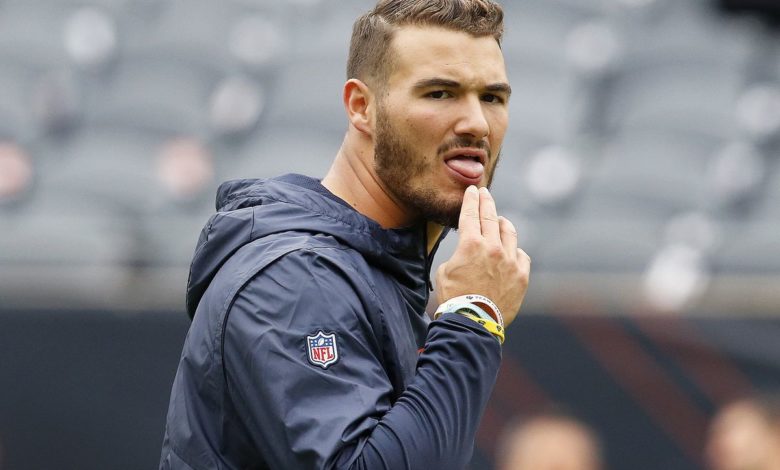 Mitchell Trubisky threw some shade at former head coach Matt Magy this week.